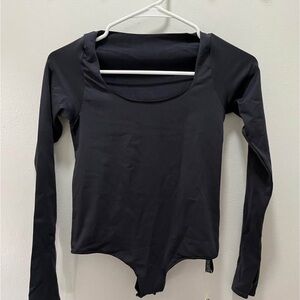 Black Long Sleeve Bodysuit